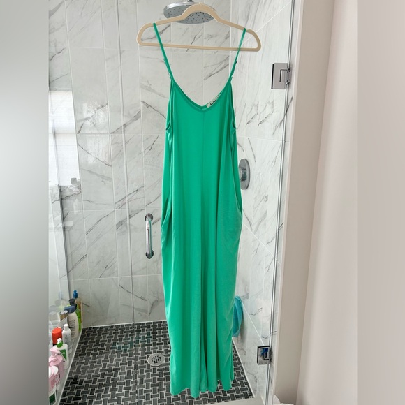 Three Bird Nest Perfection Pocket Maxi Dress sz L - Picture 2 of 4